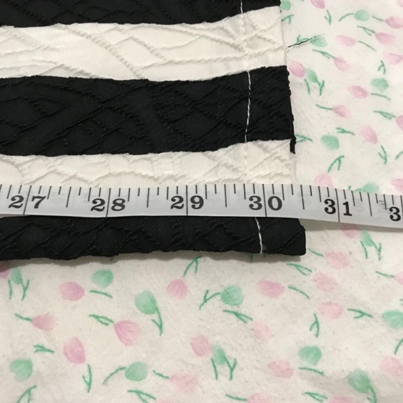 Tricotto Stripe Jeans Pants Women’s Size 6/S Black White Punk Alt Goth Pockets - Picture 13 of 16